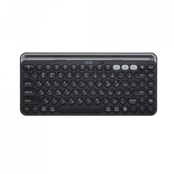 Клавіатура 2E KS250 Wireless USB/Bluetooth UA Black (2E-KS250WBK_UA) (249081)