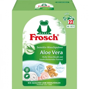Пральний порошок Frosch Колор Алое Віра 1450 г (4001499960291/4001499969508)