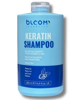 Шампунь безсульфатний BLOOM Keratin Shampoo 500ml