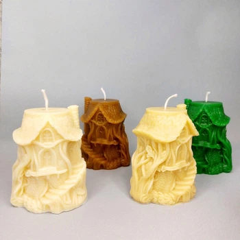 Свічка "Казкова хатинка", 8,7х6,6см, 091443