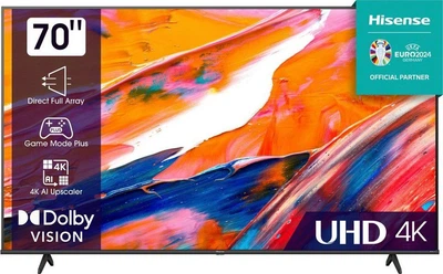 Телевизор 70 дюймов Hisense 70E61KT (4К Smart TV Bluetooth T2/S2 30W — W24-GQ7238) Б/У