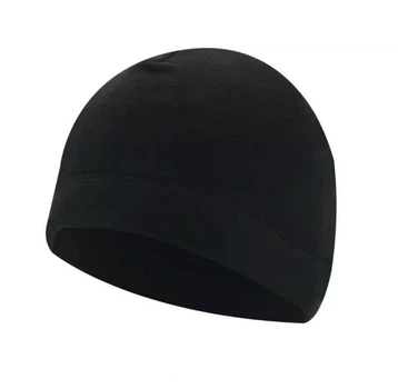 Флісова шапка унісекс Чорна, One size