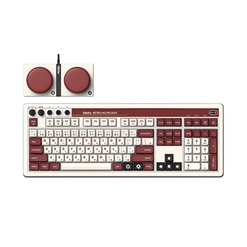 Механическая беспроводная клавиатура 8BitDo Retro 108 полноразмерная - Fami Edition