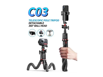 Штатив трипод для фото- и видеосъемки C03 алюминиевый сплав 3D 460