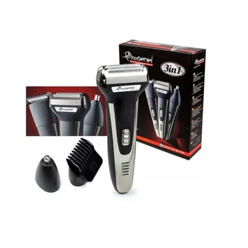 Электробритва машинка для стрижки волос 3 в 1 Geemy GM-598 нержавеющая сталь аккумулятор съемный 600mAh