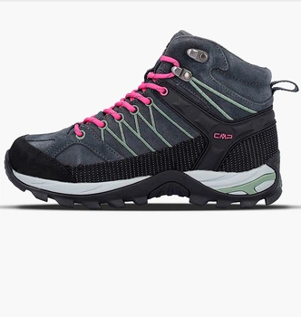 Ботинки CMP Rigel Mid Trekking Shoes Wp Grey/Black 3Q12946-74US 37