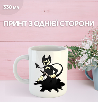 Кружка Бенди и чернильная машина с принтом керамическая чашка Bendy and the ink machine 330 мл Uk_683 bcbbdbe6