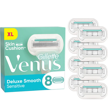 Лезвия для бритья женские Gillette Venus Deluxe Extra Smooth Sensitive 8 шт (51477239)