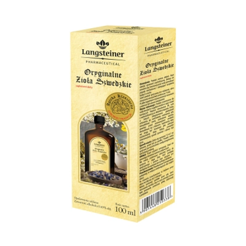 Фітобальзам Langsteiner "Оригінальні шведські трави", 100 мл
