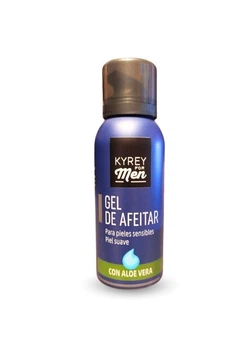 Гель для гоління Kyrey for men для чутливої шкіри з алое віра 75 мл Gel de Afeitar