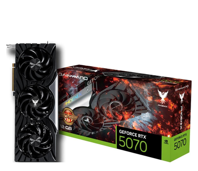Видеокарта Gainward GeForce RTX 5070 Phoenix GS 12GB GDDR7 DLSS4 (NE75070T19K9-GB2050X) EU