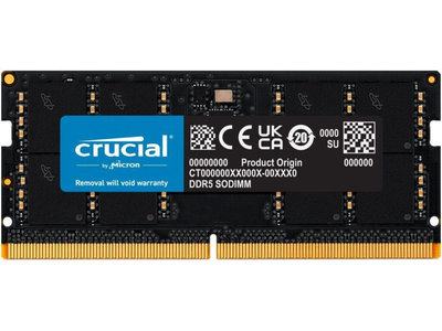 Модуль пам'яті Crucial 8 GB SO-DIMM DDR5 5600 MHz (CT8G56C46S5)