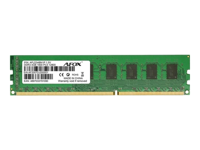 Оперативна пам'ять AFOX 8 GB DDR3 1600 MHz (AFLD38BK1L)