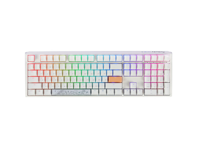 Клавіатура Ducky One 3 Cherry MX Red RGB UA USB White (DKON2108ST-RUAPXPWWWSC1)