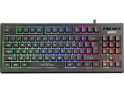 Клавіатура Marvo K607 3 colors-LED USB