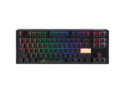 Клавіатура Ducky One 3 TKL Cherry MX Blue RGB UA USB Black (DKON2187ST-CUAPXCLAWSC1)