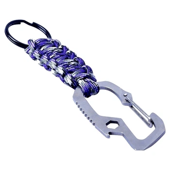 Munkees 6462 брелок Multi-Function Paracord purple (6462-PR)