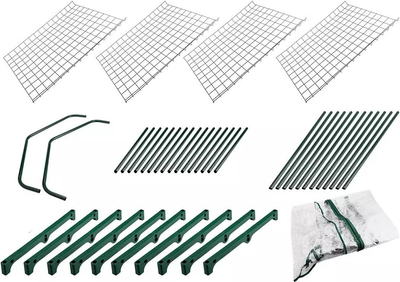 Szklarnia NEO Tools folia PVC konstrukcja metalowa 69x49x160 cm 15-901 Zielony (5907558485417)  