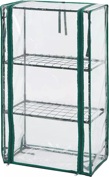 Szklarnia NEO Tools folia PVC konstrukcja metalowa 46x24x80 cm 15-910 Zielony (5907558485431)  