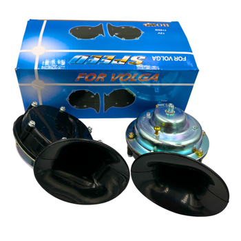 Автомобильный звуковой сигнал улитка 12V SPEED 115 ДБ, 1 контакт (2 шт)