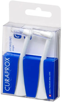 Насадки для звукової зубної щітки Curaprox Hydrosonic ortho Single 2 шт Білі (7612412425956)