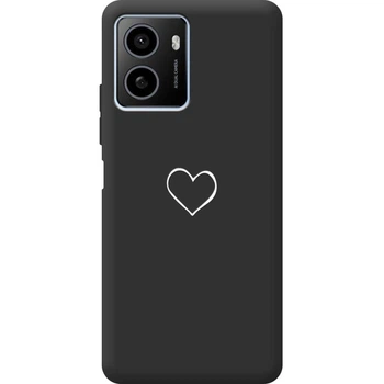 Силиконовый Черный Чехол с Картинкой для HMD Pulse Plus Принт (Сердце) (62394-ysb82)