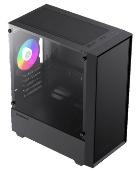 Корпус для ПК GameMax Storm Tempered Glass Black mATX без БЖ