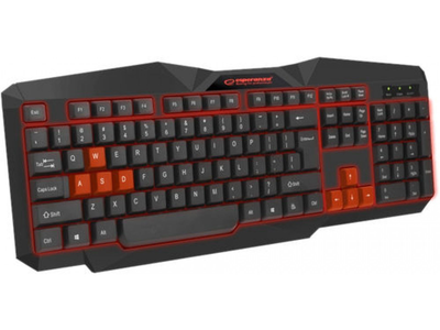 Клавіатура Esperanza EGK201 Red USB (EGK201RUA)