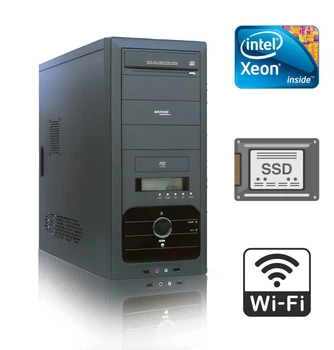 Системный блок Grand 202K Tower / Intel Xeon E5450 (4 ядра по 3.0 GHz) / 4 GB DDR2 / 120 GB SSD / no GPU / Wi-Fi б/у