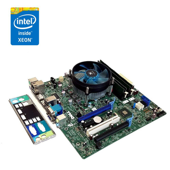 Комплект: Материнская плата Dell Optiplex 7010 MT / Intel Xeon E3-1230 v2 (4 (8) ядера по 3.3 - 3.7 GHz) / 8 GB DDR3 + Кулер Vinga Q4 б/у