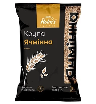 Крупа ячменная ячневая Holm's light food 800 г