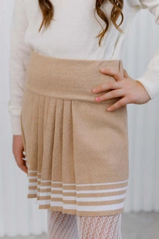 В'язана дитяча кофта на гудзиках ARTKNIT 116 Бежевий (ak39660)