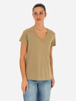Футболка жіноча U.S. Polo Assn G082SZ075-000-1869550(haki) XS Хакі (8683857305652)