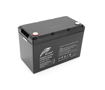 Акумуляторна батарея Ritar LiFePO4 25.6V 50Ah (330 x172 х 214) Q1