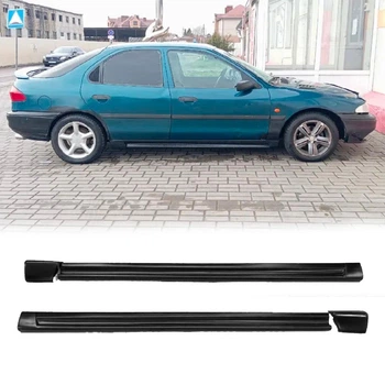 Накладки на пороги Ford Mondeo зовнішні склопластик під фарбування 2 шт універсальні