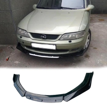 Пластикова губа на бампер Opel Vectra молдинг бампера спідниця універсальна чорний.