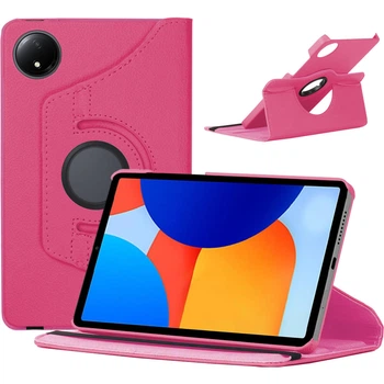 Чохол Book 360 для планшета Xiaomi Redmi Pad SE 8.7” книжка поворотний підставка PU шкіра Малиновий