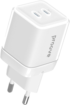 Мережевий зарядний пристрій Proove Pure GaN Max 67W Fast Charge USB Type-C White (600700003)
