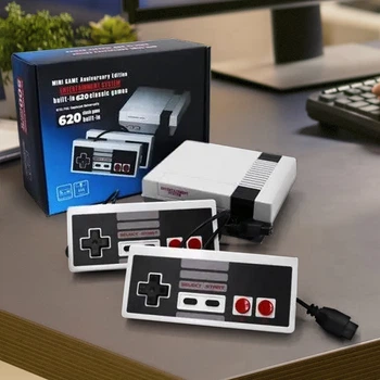 Игровая консоль с 620 играми и двумя джойстиками поддержка hd и av-выход