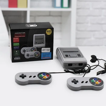 Игровая приставка 620 игр консоль PlayStation поддержка hd 2 джойстика
