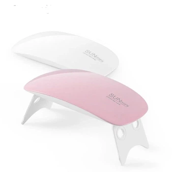 Сушилка для ногтей Beauty nail Sun mini UV УФ CCFL+LED лампа таймер 6 Вт