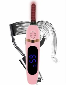 Электрические щипцы для завивки ресниц с подогревом USB зарядка компактные