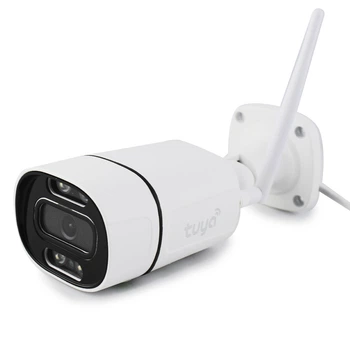 Камера уличная 3.0mp WIFI IP с управлением через TUYA цветная 220В