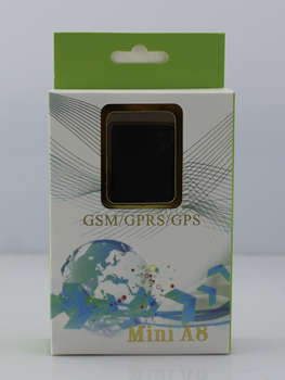 GPS-трекер с Sim-картой Mini A8 для отслеживания местоположения компактный и легкий
