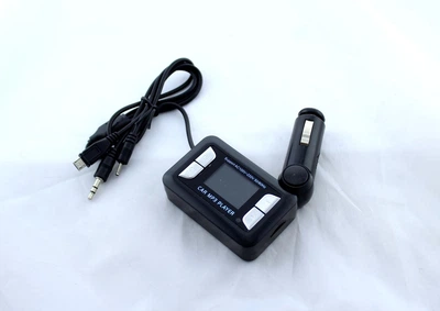Трансмиттер FM Модулятор 151 ED48 с зарядкой от прикуривателя usb разъем microSD