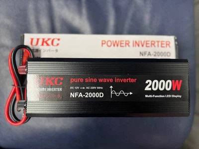 Преобразователь синусоида AC/DC Sine 2000W 12V UKC мощность 2000Вт чистая синусоида