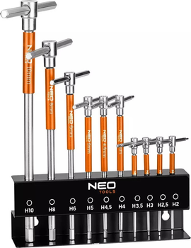 Zestaw narzędzi Neo Tools 2 - 10 mm 09-509 10 szt (09-509) (5907558477238)