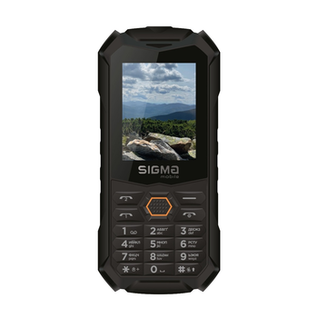 Мобильный телефон Sigma mobile X-treme PV68 Dual Sim Black/Orange (4827798738221)
