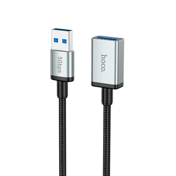 Кабель Hoco подовжувач USB3.0 - USB3.0 тато-мама 0,5м 5Гбіт/с US10 (US10USB3.0-USB3.0)