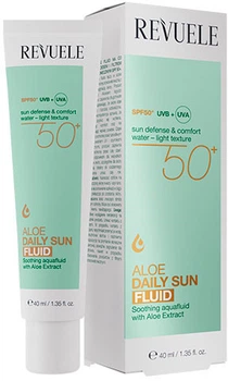 Флюид для лица REVUELE Aloe Daily Sun SPF 50+ 40 мл (5061076240085)